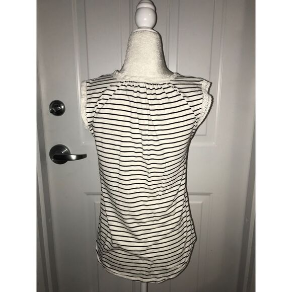 GAP Stripe Blouse Shirt Tank Top Size XS X-Small - Picture 4 of 5